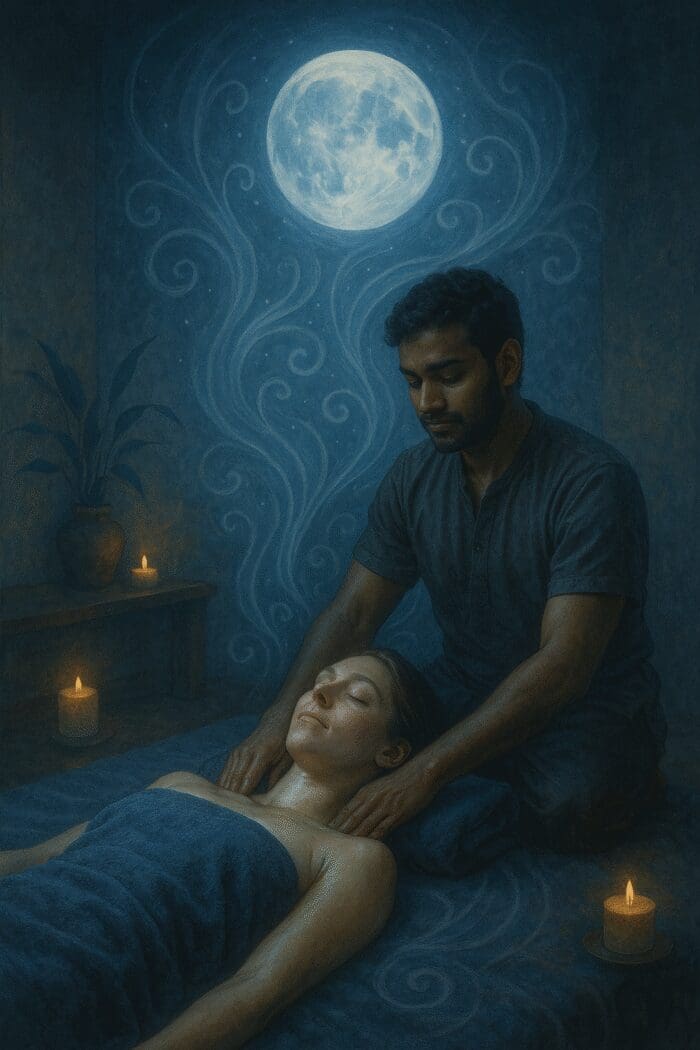 Massage Népalais Newari Lunaire à distance Hauts de France