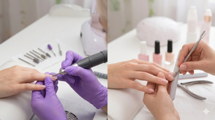 Manicure Russa vs Manicure Clássica